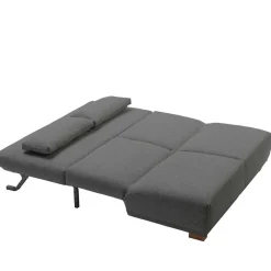 Wohnen Sofas|Sofa*Ausziehbares Schlafsofa in Grau Stoff - Kioto