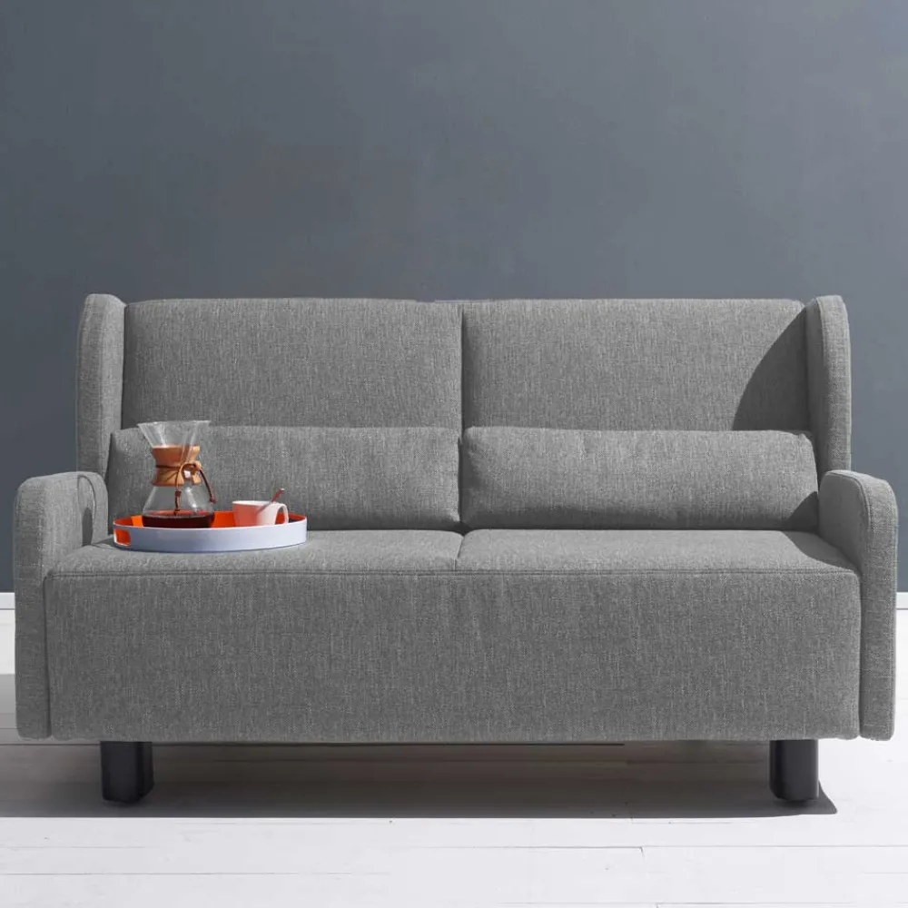 Wohnen Betten|Betten*Ausziehsofa in Grau Stoff - Vergoma