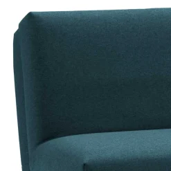 Wohnen Ausziehsofa in Petrol Flachgewebe - Laberto