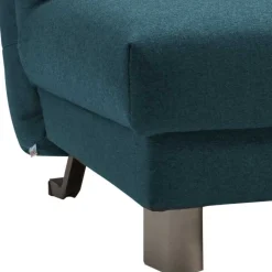 Wohnen Ausziehsofa in Petrol Flachgewebe - Laberto