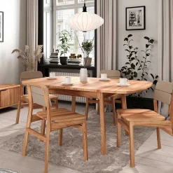 Wohnen Naturholzmöbel|Tische*Ausziehtisch aus Kernbuche Massivholz - Lana