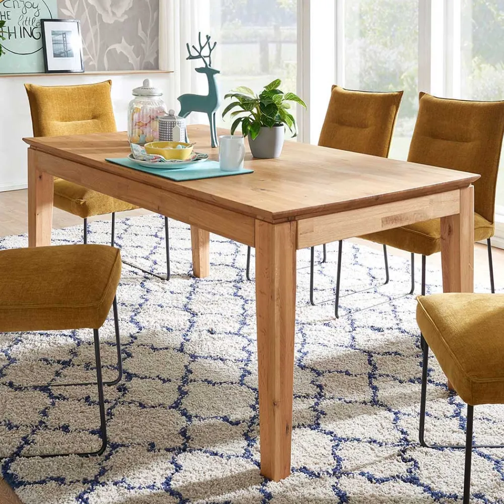 Wohnen Naturholzmöbel|Tische*Ausziehtisch aus massiver Wildeiche geölt - Flo