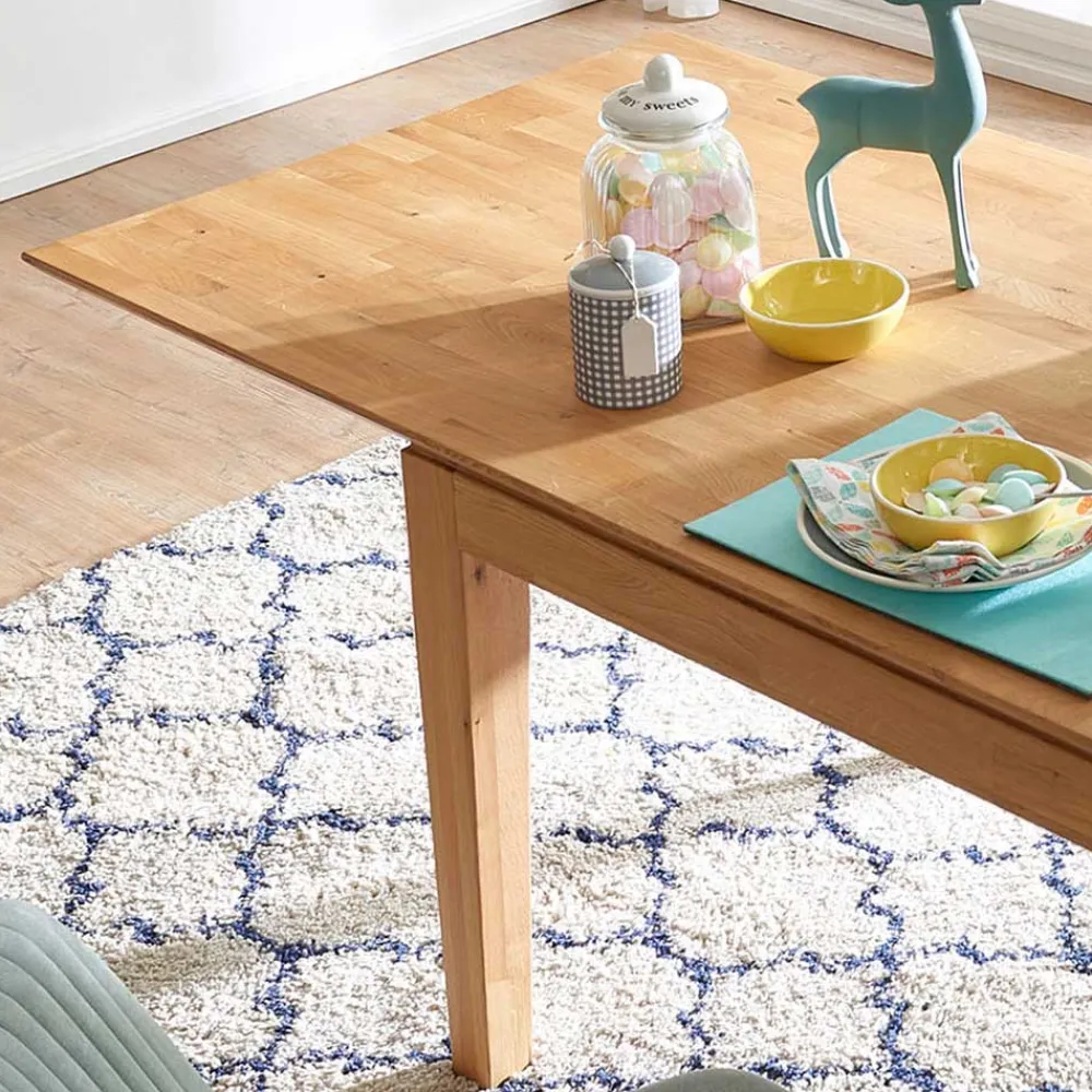 Wohnen Naturholzmöbel|Tische*Ausziehtisch aus massiver Wildeiche geölt - Flo