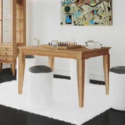 Wohnen Massivholzmöbel|Esszimmertische*Ausziehtisch Masdamos aus Wildeiche massiv