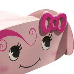 Wohnen Kindermöbel|Kinderbetten*Autobett mit Matratze in Rosa mit Pink - Bageria