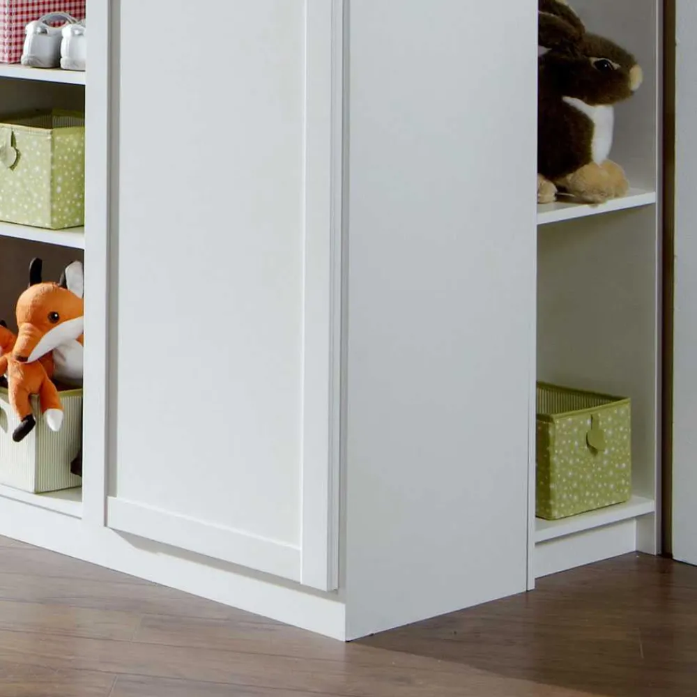 Kinder Wohnen Baby Wickeltisch weiss Masculino 122 cm breit