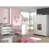 Wohnen Kindermöbel|Babyzimmer Komplett*Babybett & Wickelkommode & Kleiderschrank - Mauricia (dreiteilig)
