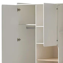 Kinder Wohnen Babyzimmer Kompletteinrichtung in Weiß - Mauricia (vierteilig)