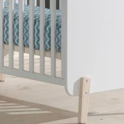 Kinder Wohnen Babyzimmer Kompletteinrichtung in Weiß - Mauricia (vierteilig)