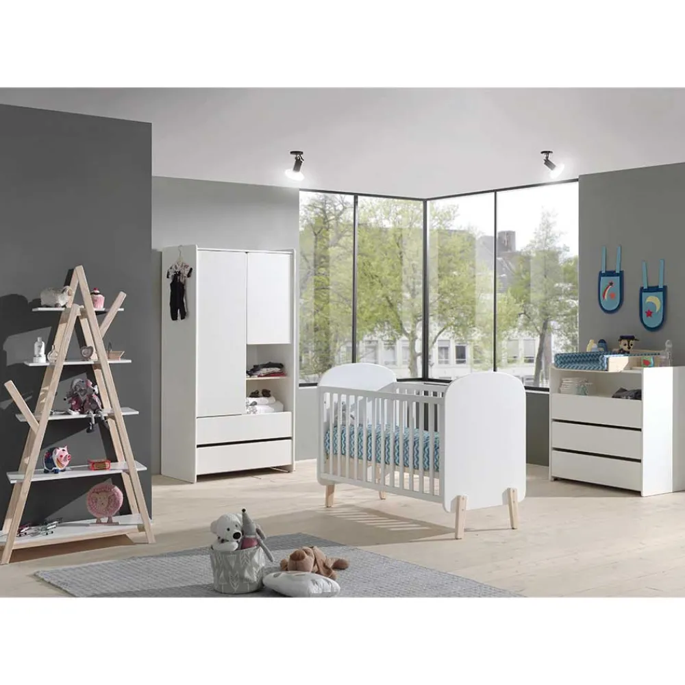 Wohnen Babyzimmer Komplett|Babyzimmermöbel*Babyzimmermöbel Komplettset - Mauricia (vierteilig)