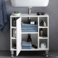 Wohnen Waschtisch|Waschbeckenunterschränke*Bad Becken Unterschrank mit 6 Fächern - Duffy