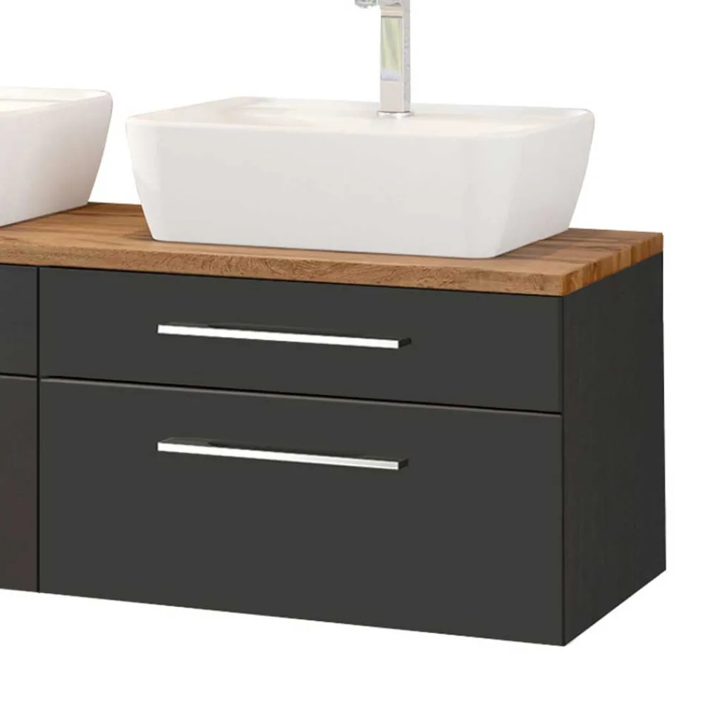 Wohnen Bad Doppelwaschtisch im Set - Estregos (dreiteilig)