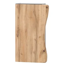 Wohnen Badschränke|Schränke*Bad Hängeschrank in Baumkante Wildeiche Optik - Breznia