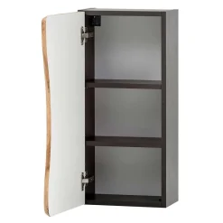 Wohnen Badschränke|Schränke*Bad Hängeschrank in Baumkante Wildeiche Optik - Breznia