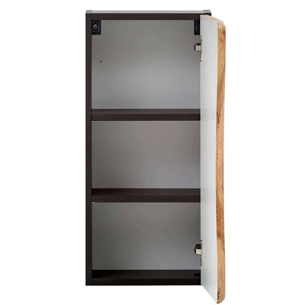 Wohnen Badschränke|Schränke*Bad Hängeschrank in Baumkante Wildeiche Optik - Breznia