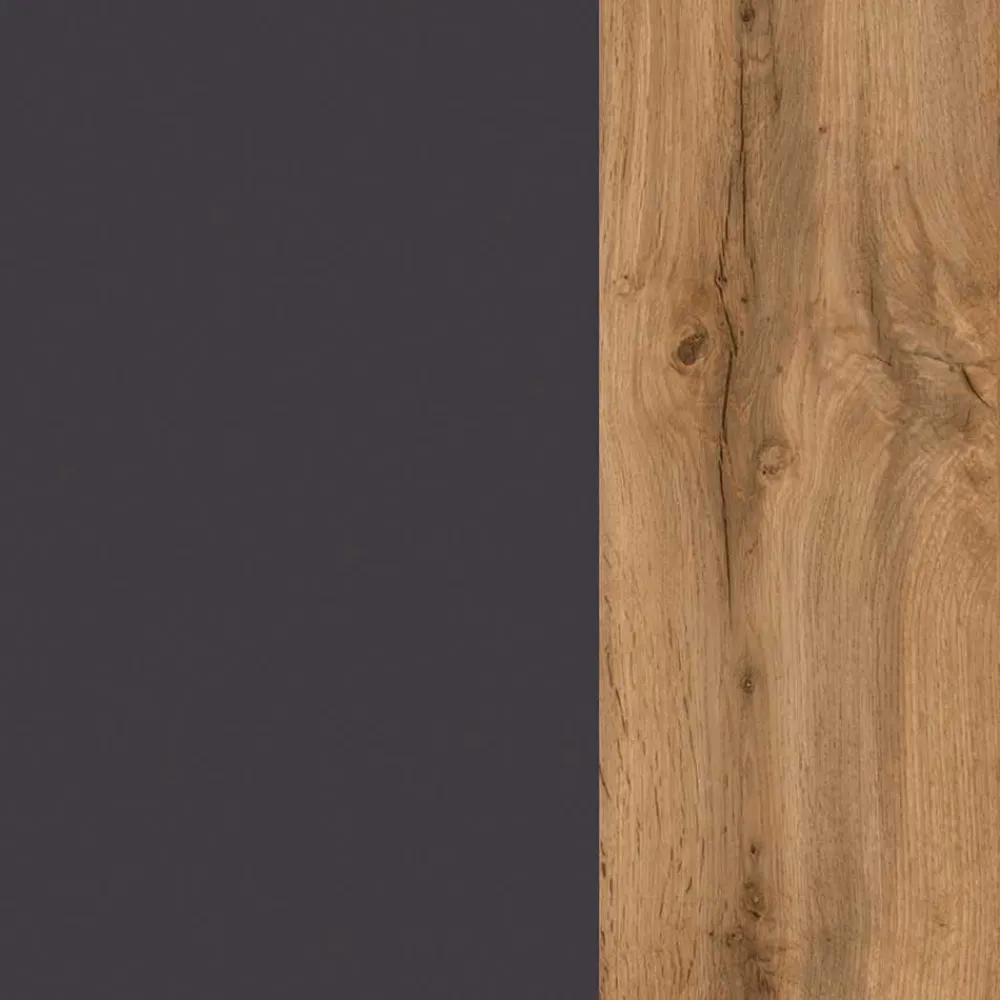 Wohnen Badschränke|Schränke*Bad Hängeschrank in Baumkante Wildeiche Optik - Breznia