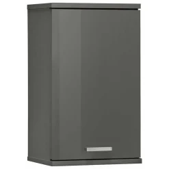 Wohnen Bad Hängeschrank in Hochglanz Grau - Ulivia