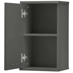 Wohnen Bad Hängeschrank in Hochglanz Grau - Ulivia