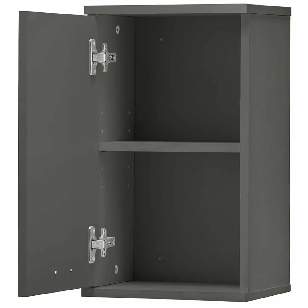 Wohnen Bad Hängeschrank in Hochglanz Grau - Ulivia