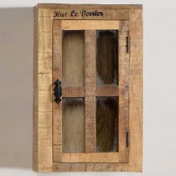 Wohnen Bad Hängeschrank Indri aus Mangobaum Massivholz