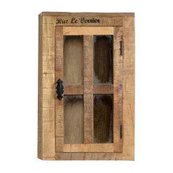 Wohnen Bad Hängeschrank Indri aus Mangobaum Massivholz