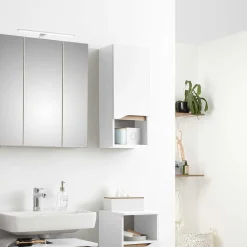 Wohnen Bad Hängeschrank mit Fach und Tür - Zenata