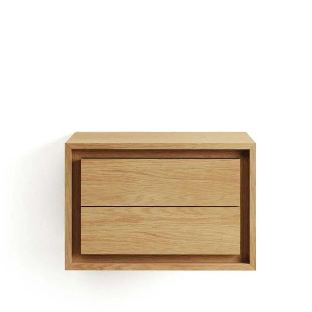 Wohnen Waschtisch|Waschbeckenunterschränke*Bad Hänge-Waschtisch aus Massivholz Teak - Reddnas