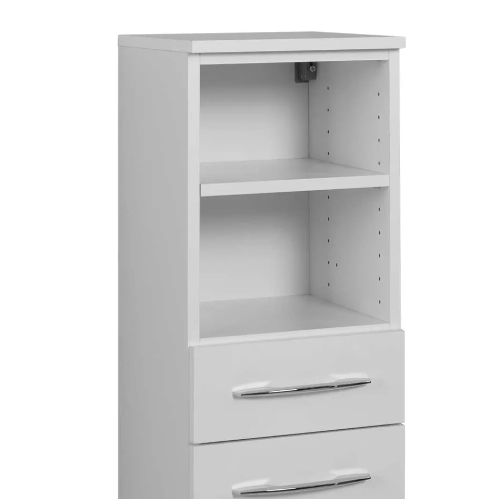 Wohnen Badschränke*Bad Hochschrank Lartemo in Weiß