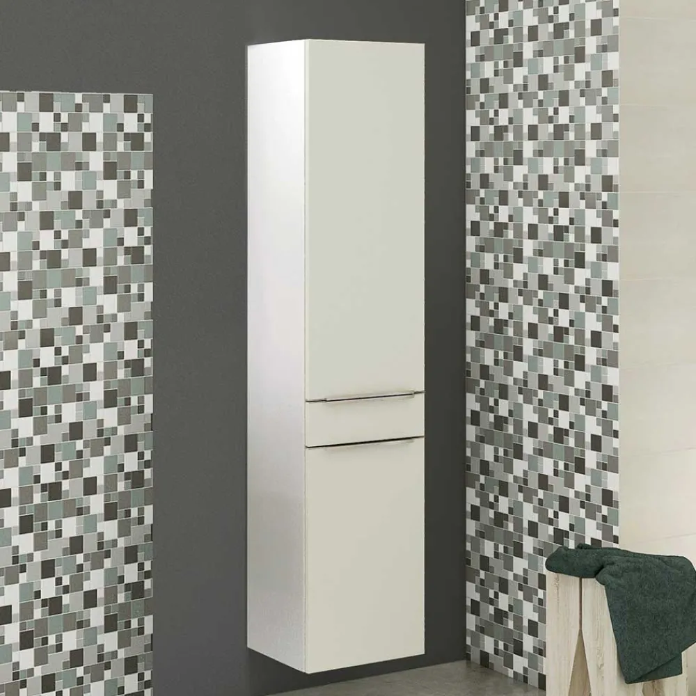 Wohnen Badschränke*Bad Hochschrank mit Schublade & 2 Türen - Livendas