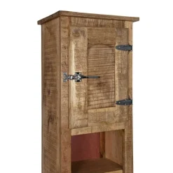 Wohnen Bad Hochschrank Suennas aus Mangobaum Massivholz