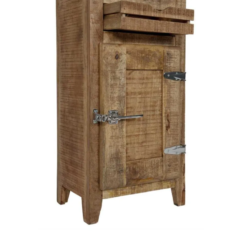 Wohnen Bad Hochschrank Suennas aus Mangobaum Massivholz