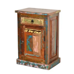 Wohnen Flurkommoden|Shabby Chic Möbel*Bad Kommode Jamaica in Bunt