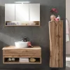 Wohnen Badezimmer Komplett*Bad Möbelset mit Baumkante Dekor - Tofias (dreiteilig)