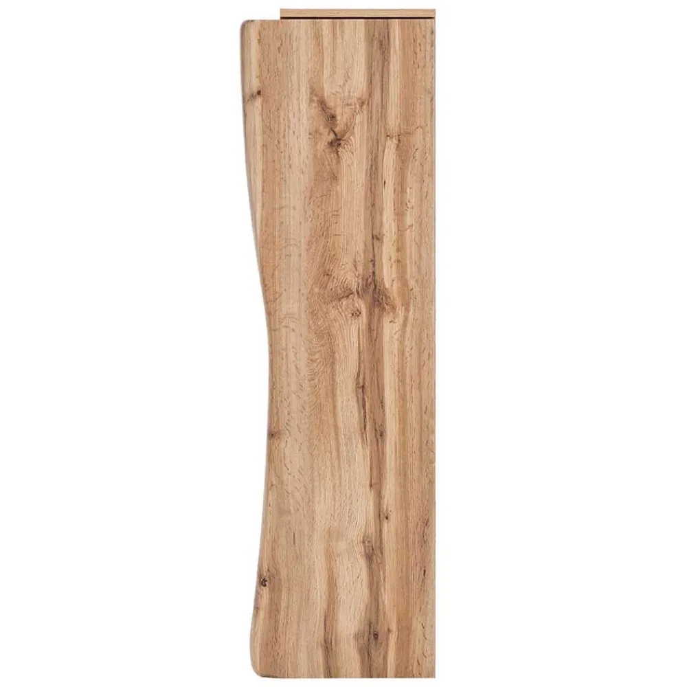 Wohnen Badezimmer Komplett*Bad Möbelset mit Baumkante Dekor - Tofias (dreiteilig)