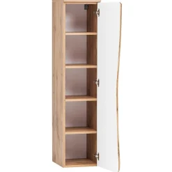 Wohnen Badezimmer Komplett*Bad Möbelset mit Baumkante Dekor - Tofias (dreiteilig)