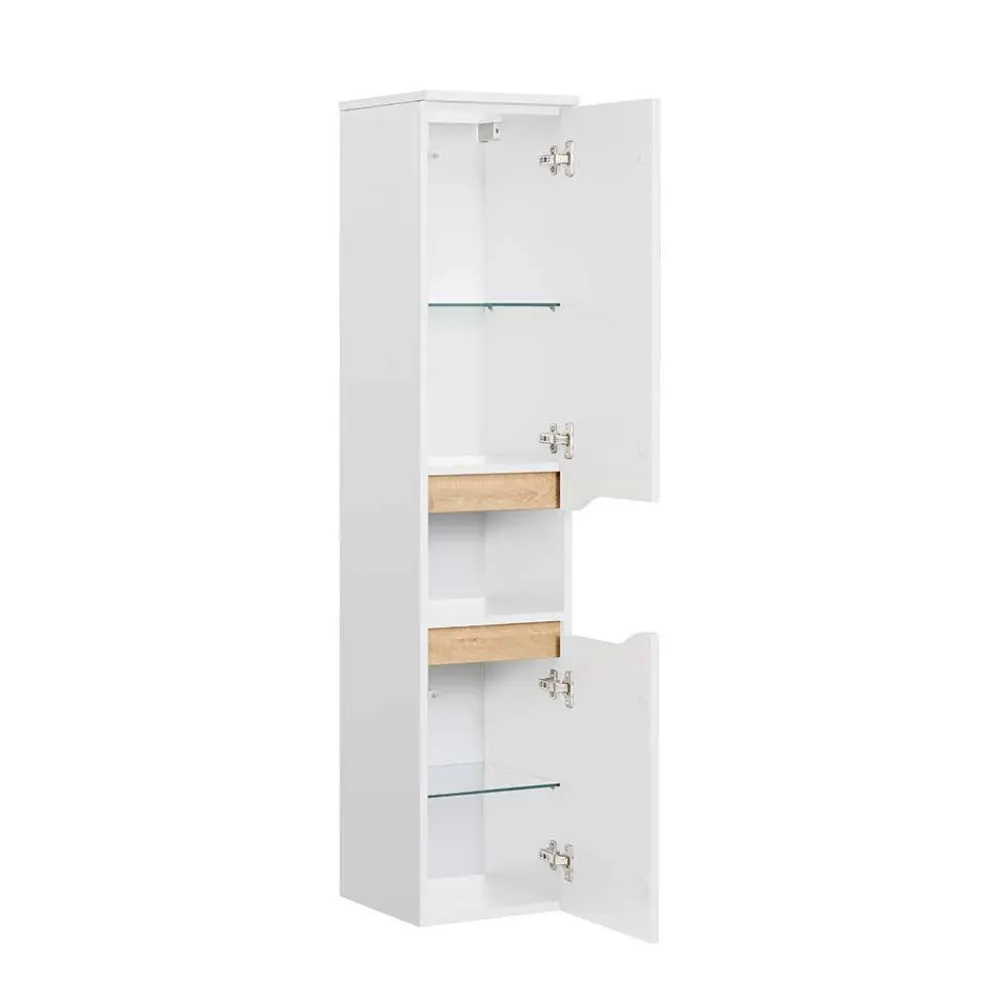 Wohnen Badschränke*Bad Midi-Schrank 141 cm hoch - Zenata