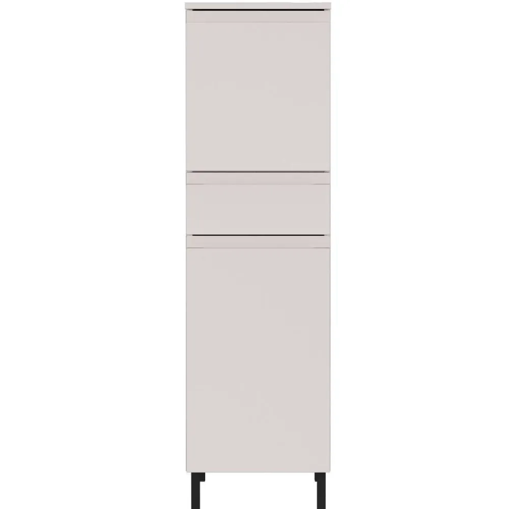 Wohnen Bad Midischrank in Hellgrau - Dadra