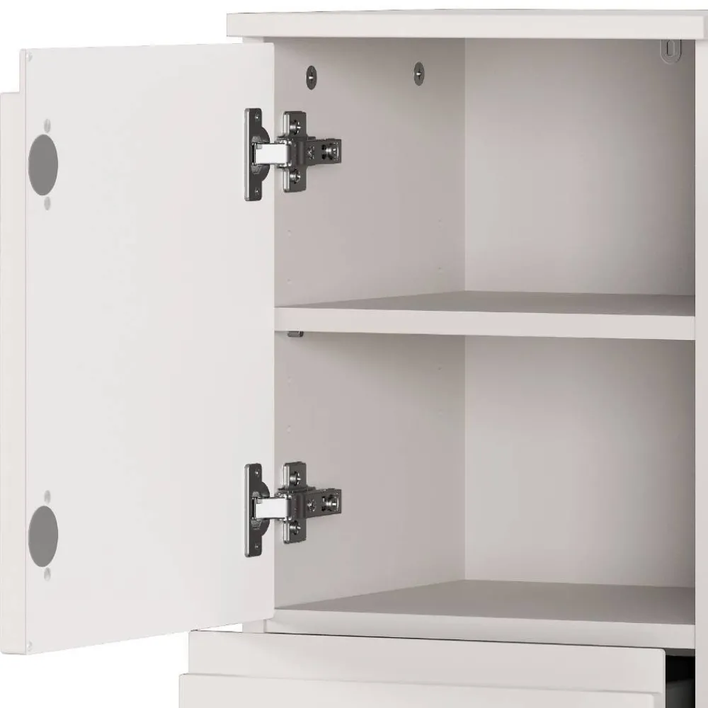 Wohnen Bad Midischrank in Hellgrau - Dadra