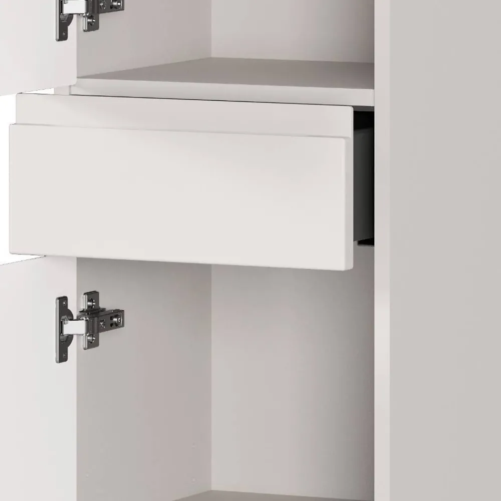 Wohnen Bad Midischrank in Hellgrau - Dadra