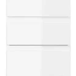 Wohnen Schränke|Badschränke*Bad Midischrank in Weiß Hochglanz - Loeesa