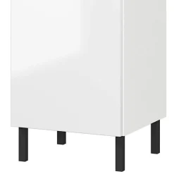 Wohnen Schränke|Badschränke*Bad Midischrank in Weiß Hochglanz - Loeesa