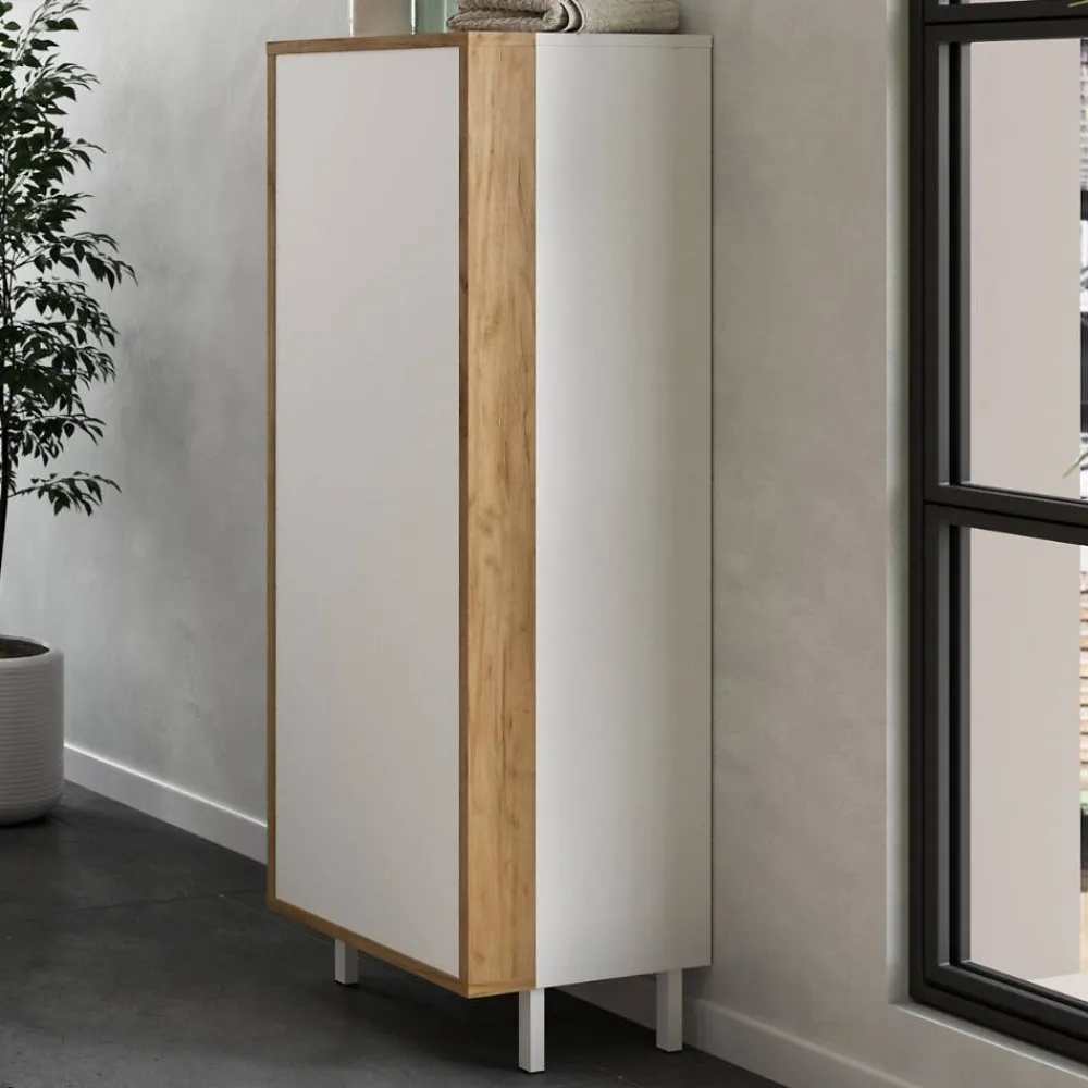 Wohnen Bad Midischrank mit Ablagen in der Tür - Nadals