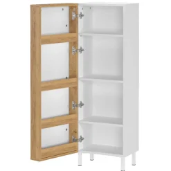 Wohnen Bad Midischrank mit Ablagen in der Tür - Nadals