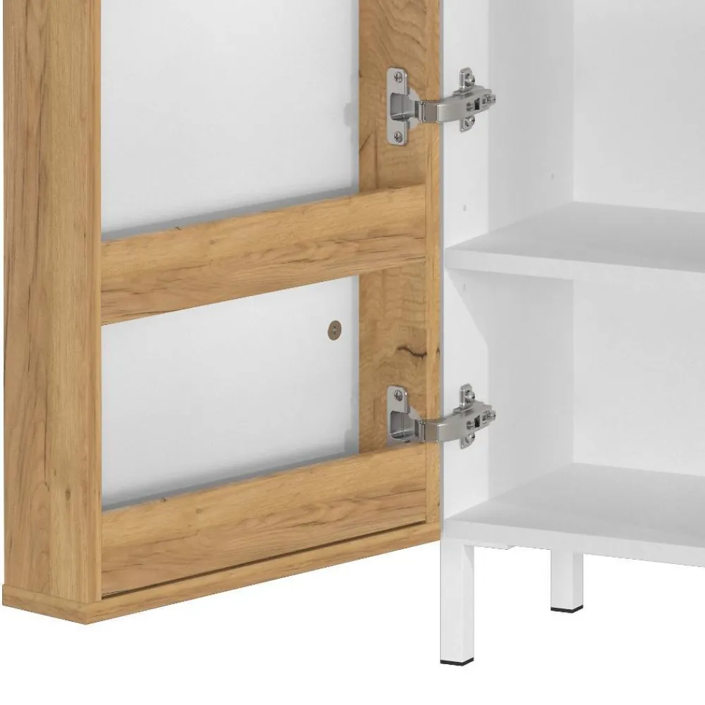 Wohnen Bad Midischrank mit Ablagen in der Tür - Nadals