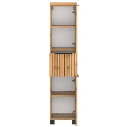 Wohnen Badschränke*Bad Midi-Schrank mit Schublade - Crystoga