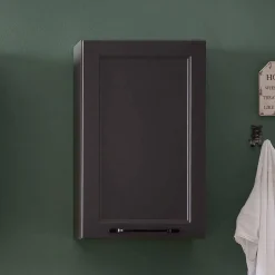 Wohnen Badschränke*Bad Oberschrank in Dunkelgrau - Novelya