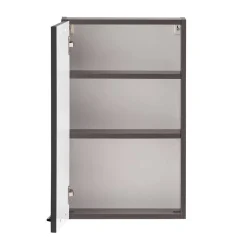 Wohnen Badschränke*Bad Oberschrank in Dunkelgrau - Novelya