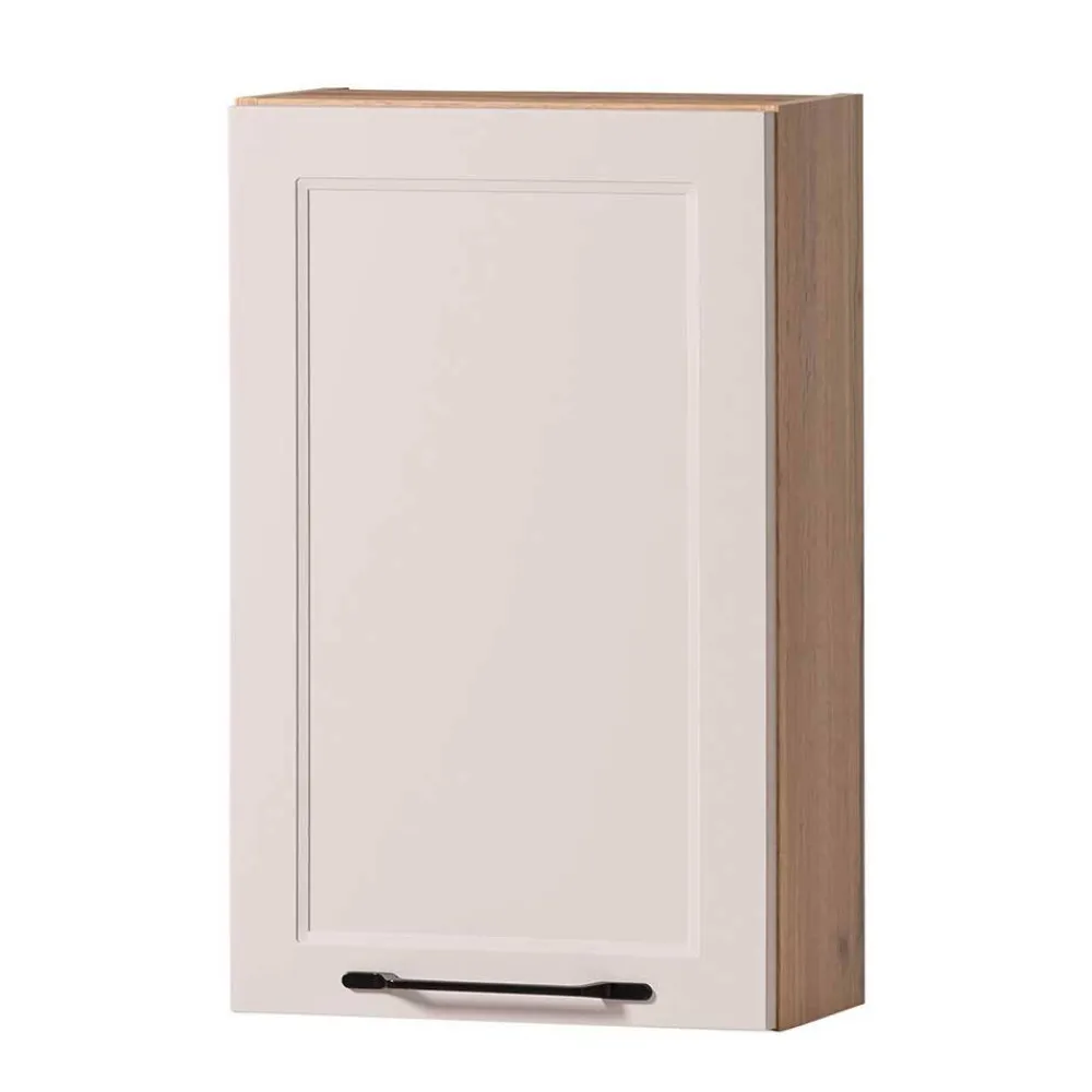 Wohnen Badschränke*Bad Oberschrank in Hellgrau und Wildeiche - Trioto