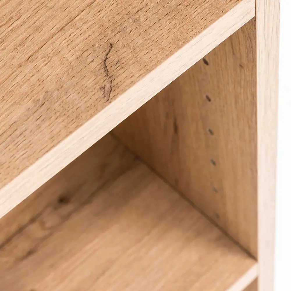 Wohnen Badschränke*Bad Oberschrank in Hellgrau und Wildeiche - Trioto