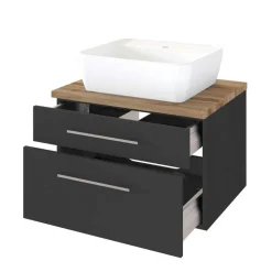 Wohnen Bad Schubladen-Schrank mit Aufsatzbecken - Estregos